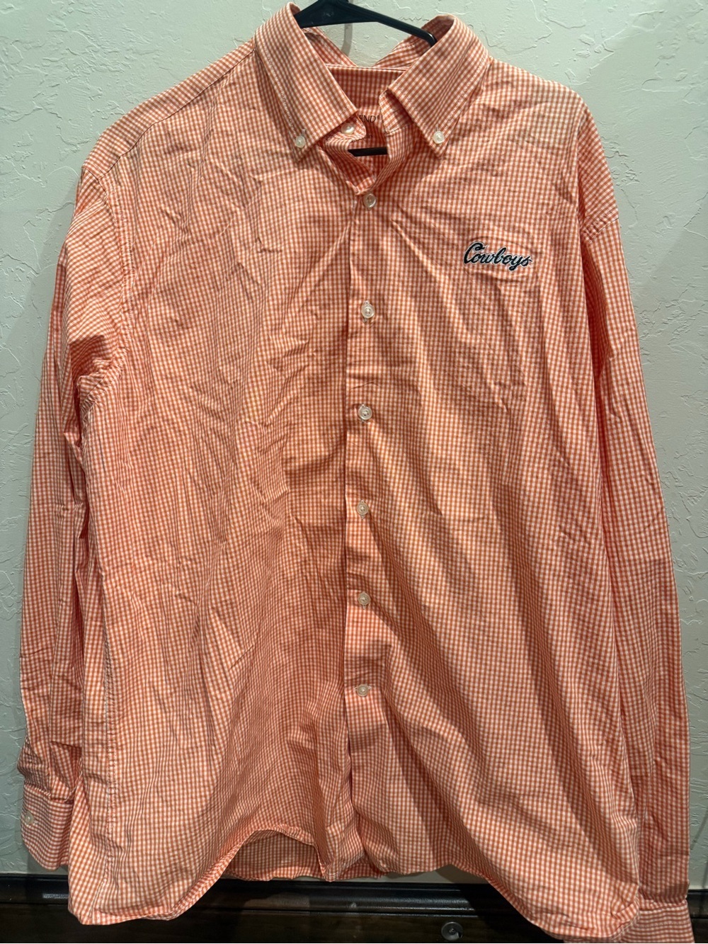 Oklahoma State Cowboys Horn Legend Sport Long Sleeve Button Up Shirt Size XL